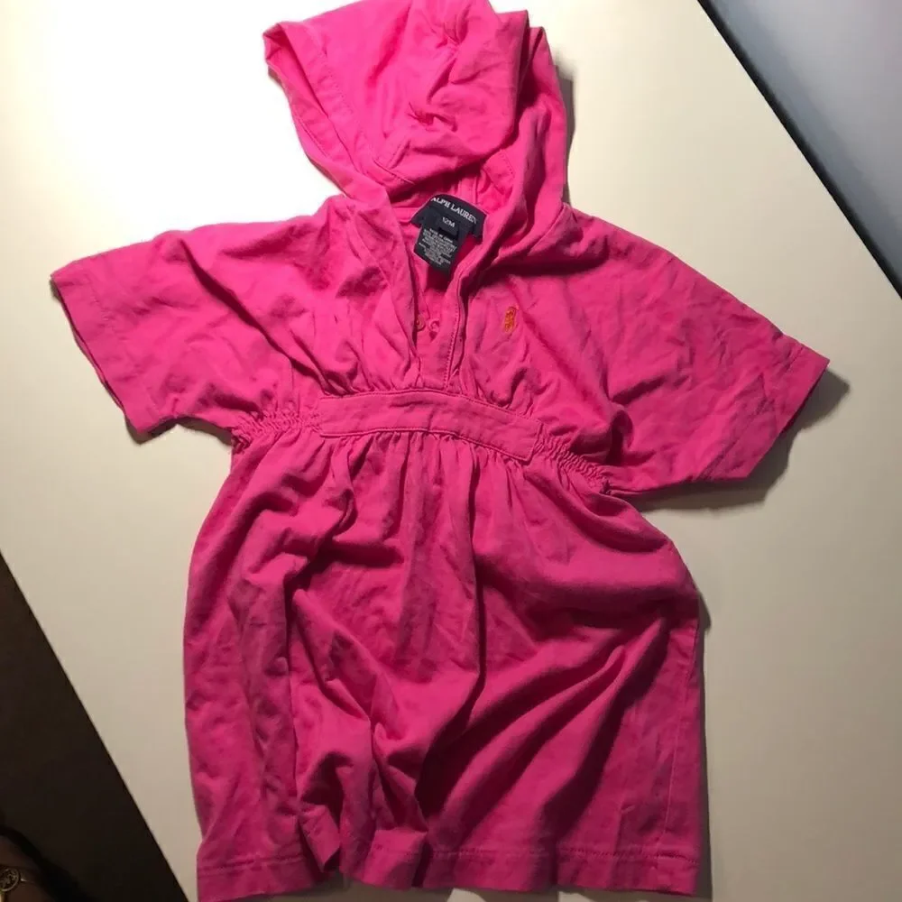 12 M Ralph Lauren Pink Sun Dress